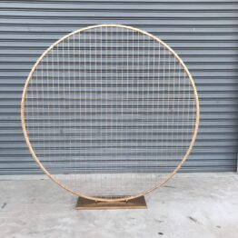 Mesh Circle - Gold