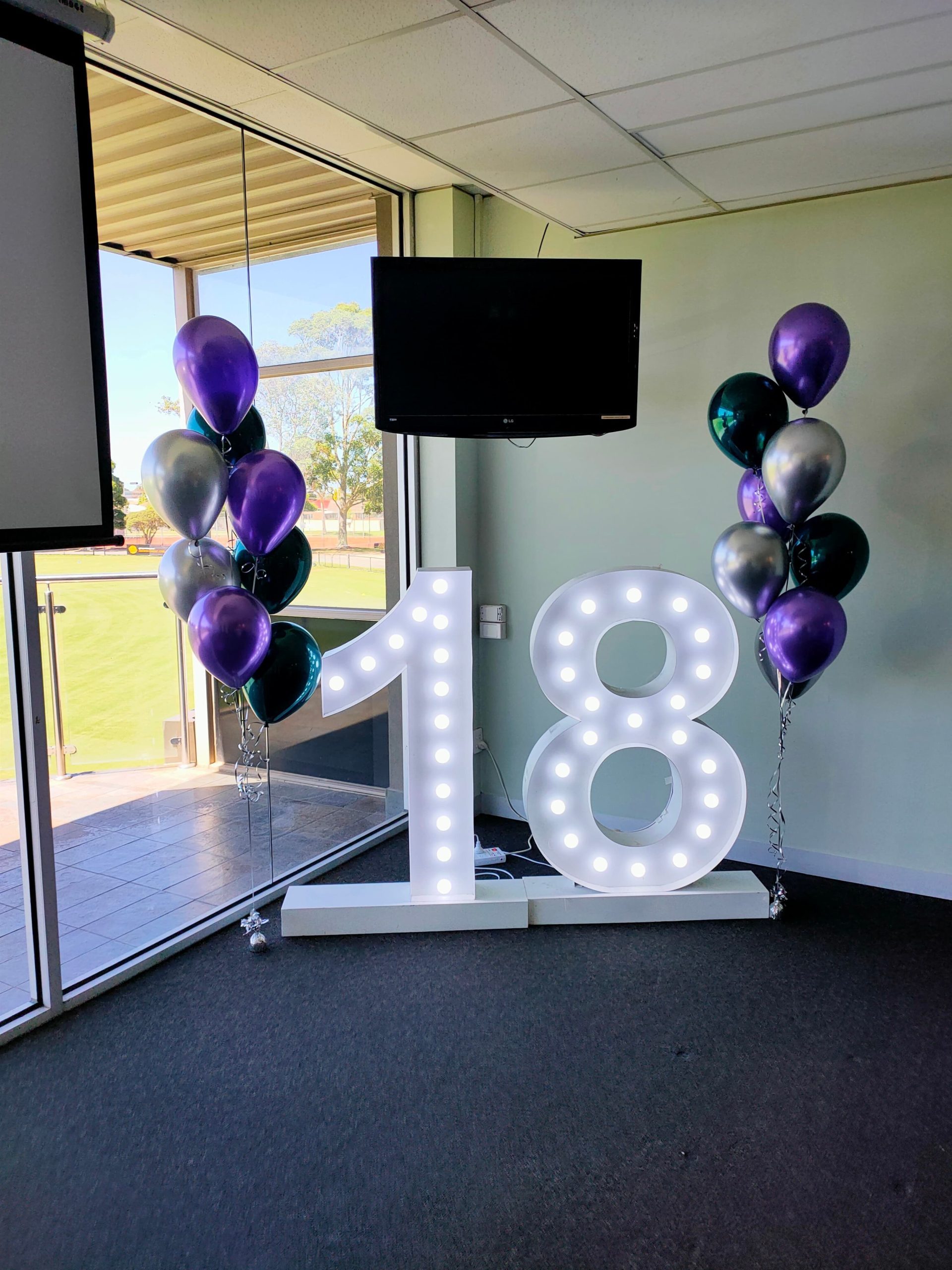 Marquee LED Numbers 18 - Hire - Image 2