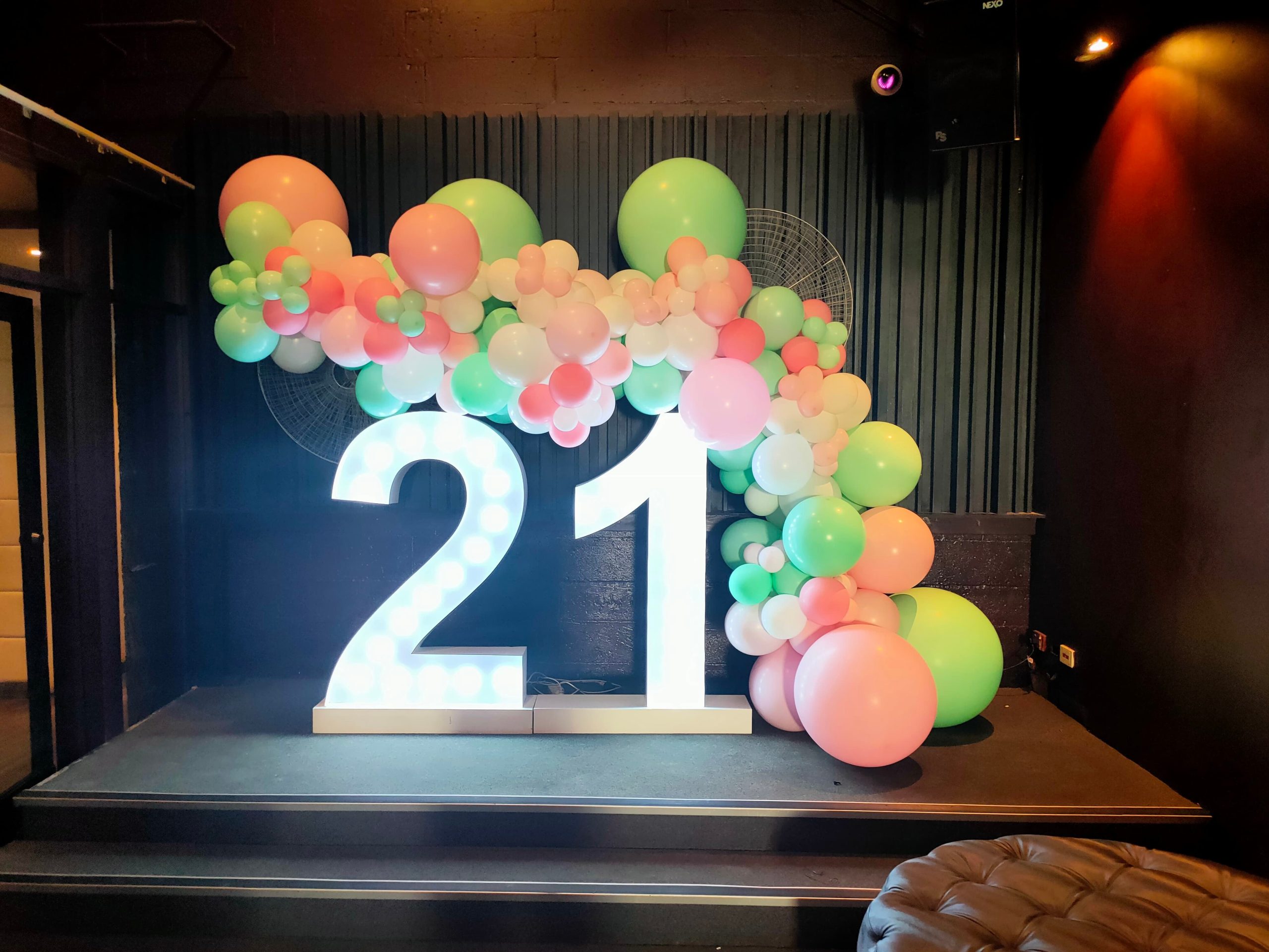 Marquee LED Numbers 21 - Hire - Image 3