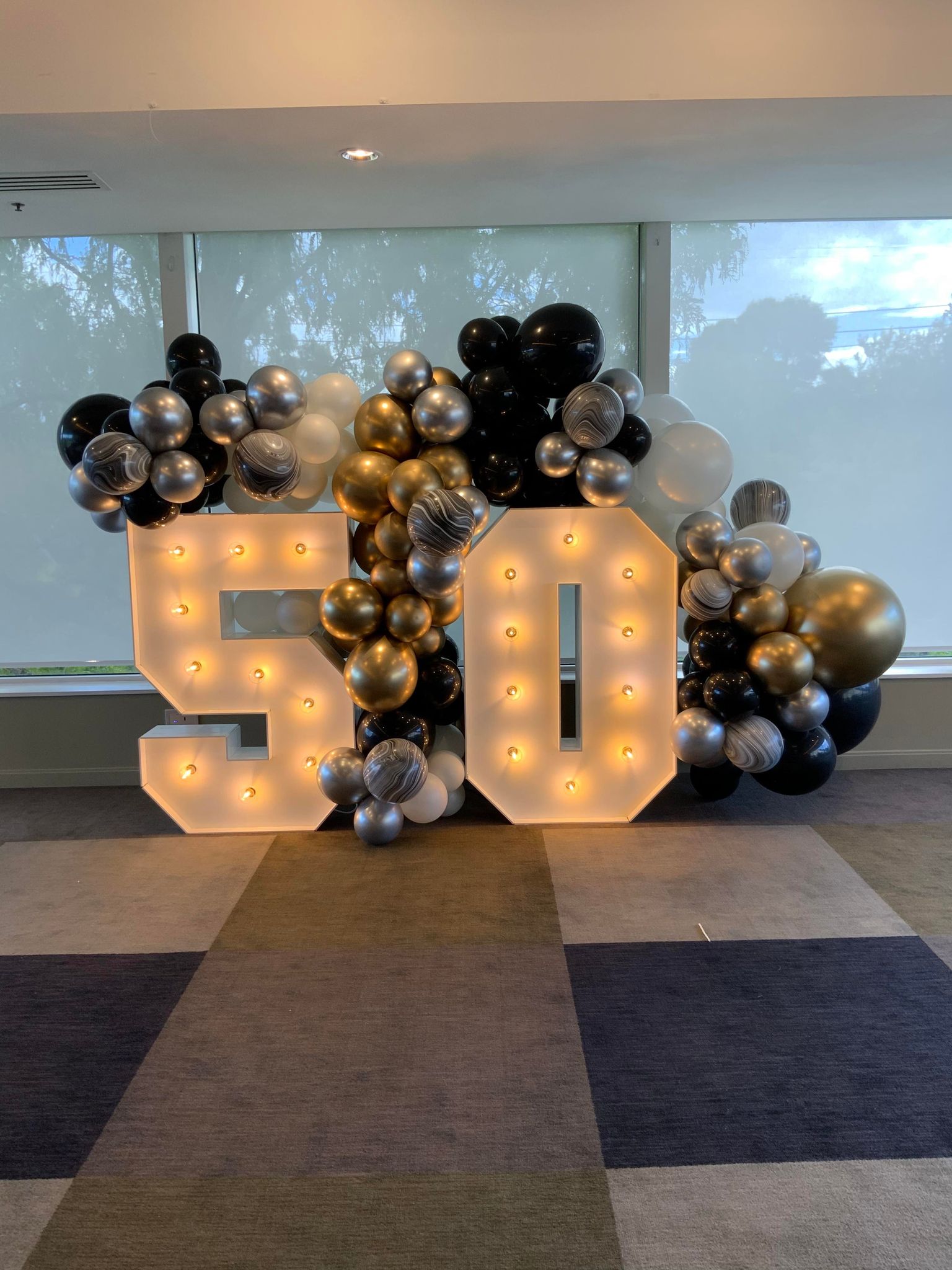 Marquee LED Numbers 50 - Hire - Image 3