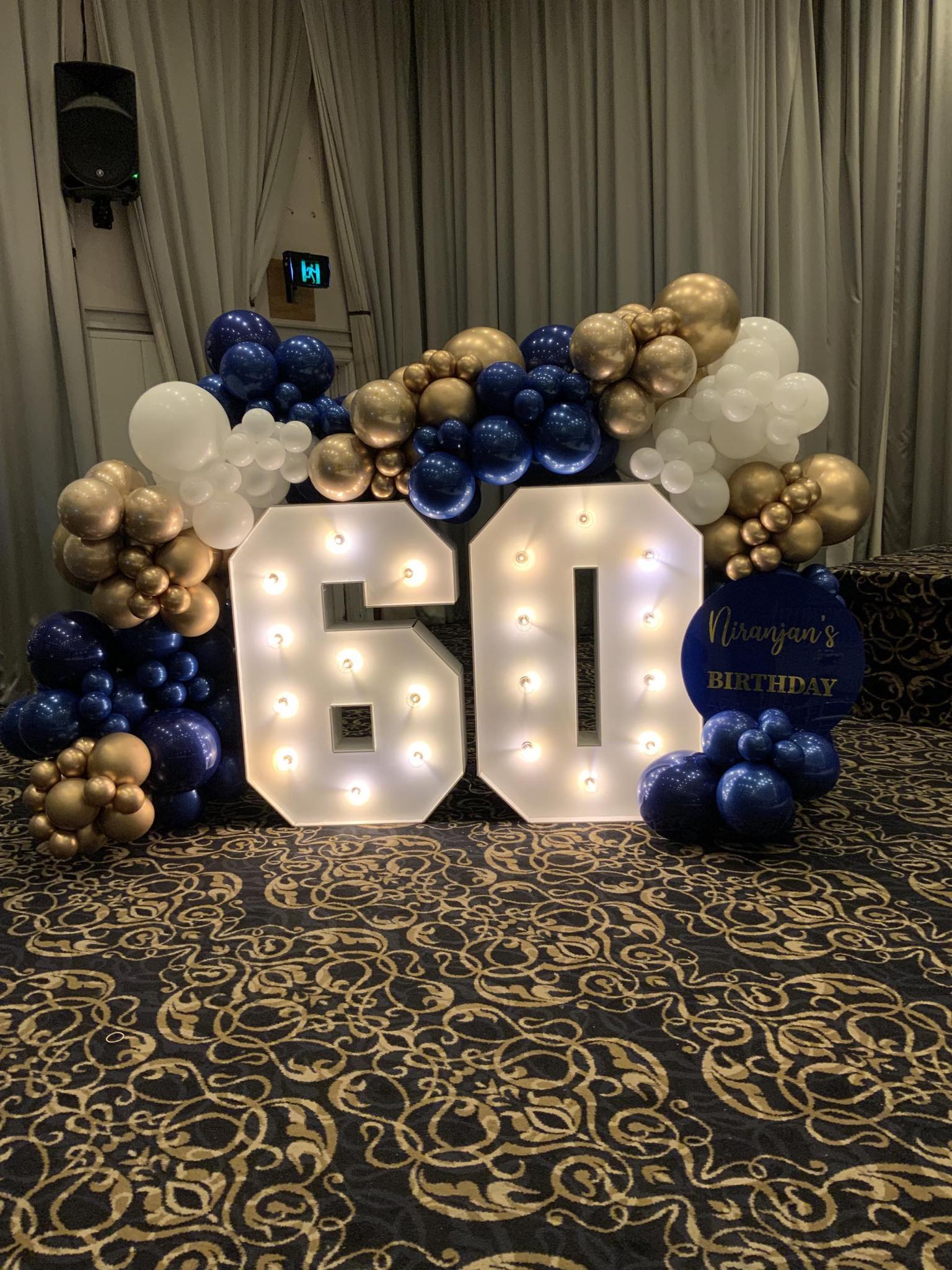 Marquee LED Numbers 60 - Hire - Image 2