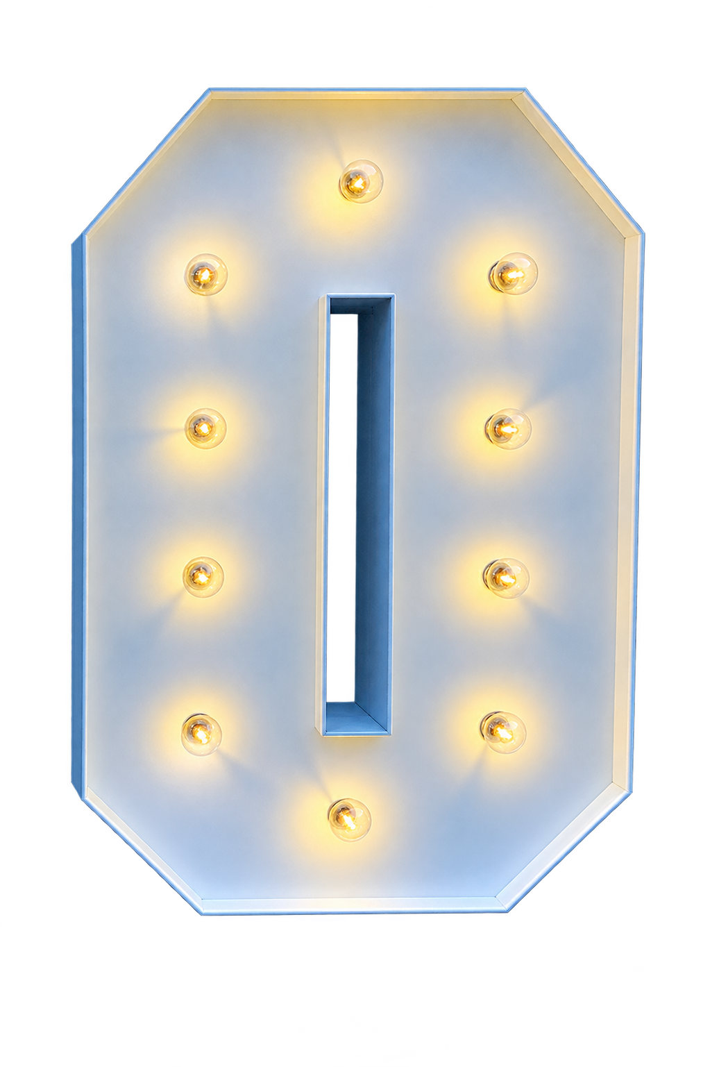 Marquee LED Number 0 - Hire