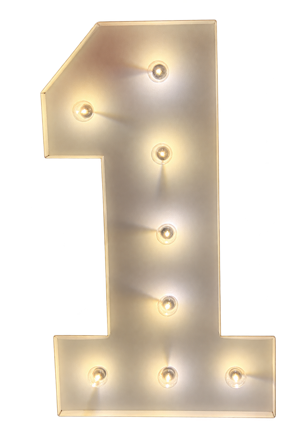 Marquee LED Number 1 - Hire