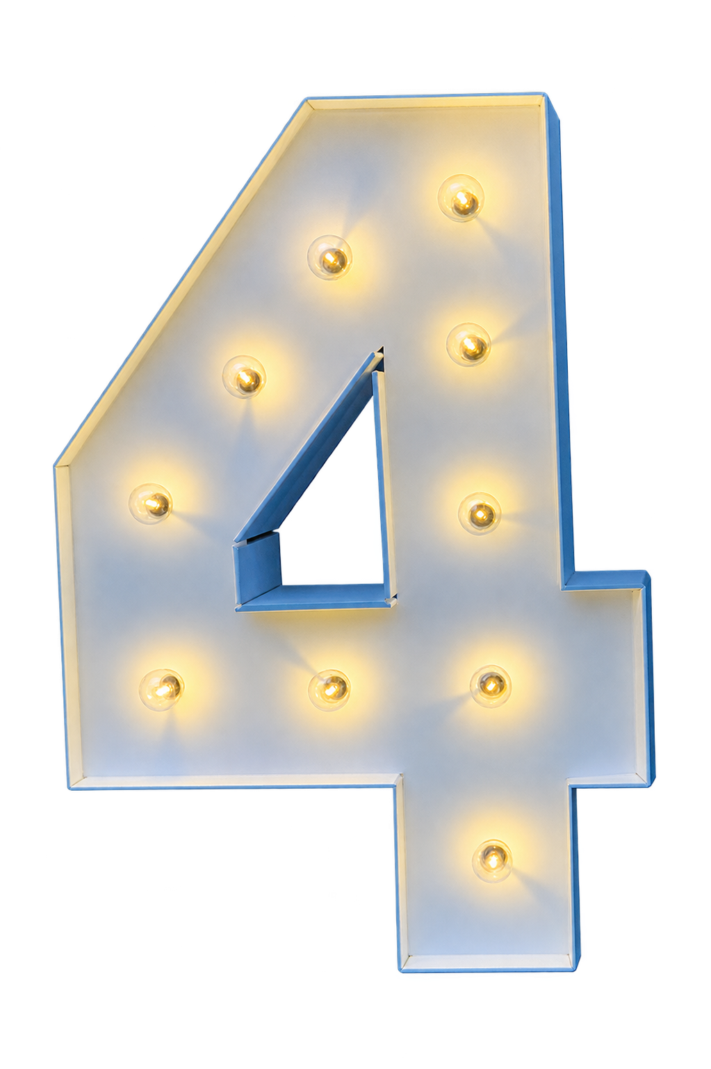 Marquee LED Number 4 - Hire