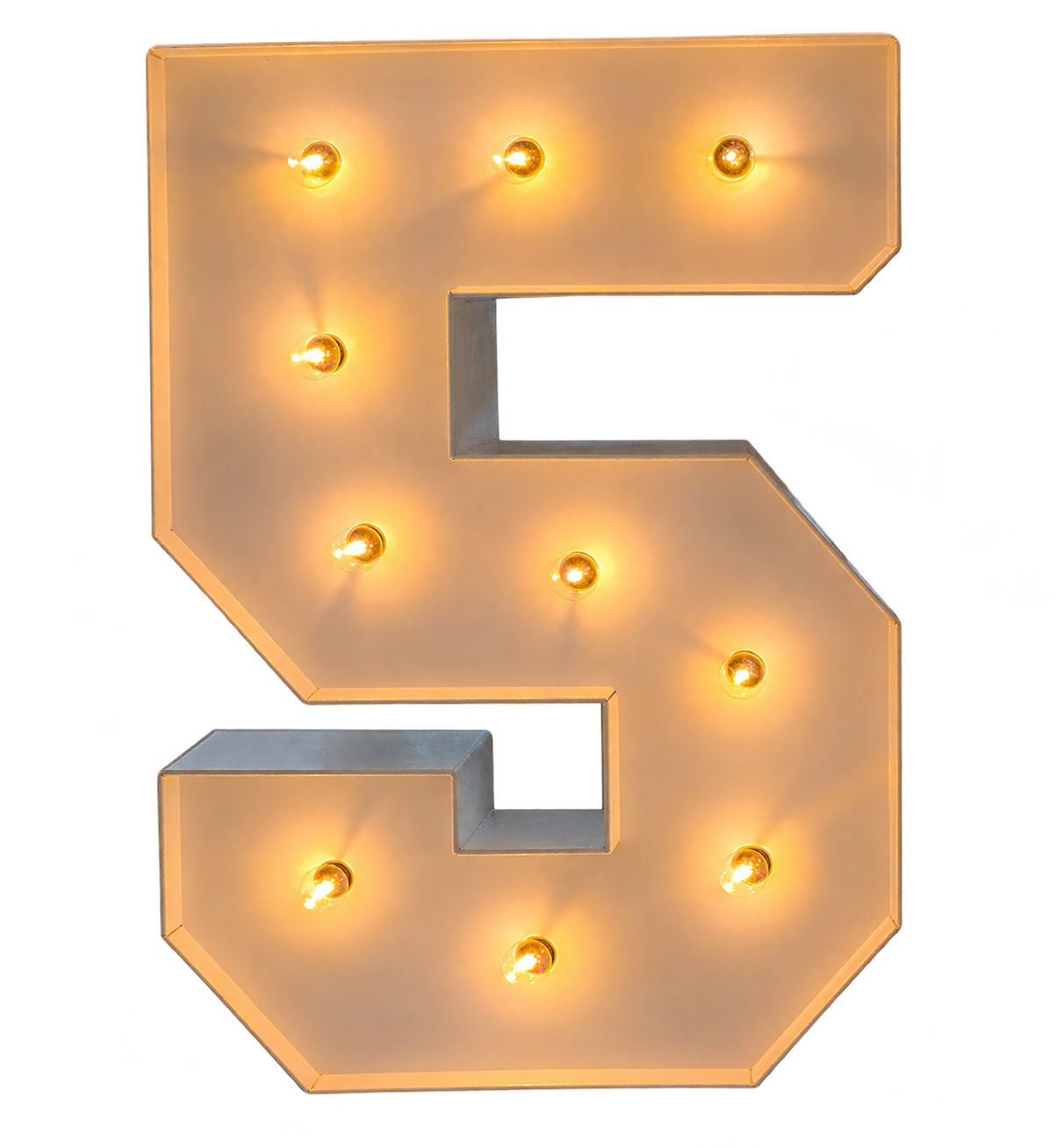Marquee LED Number 5 - Hire