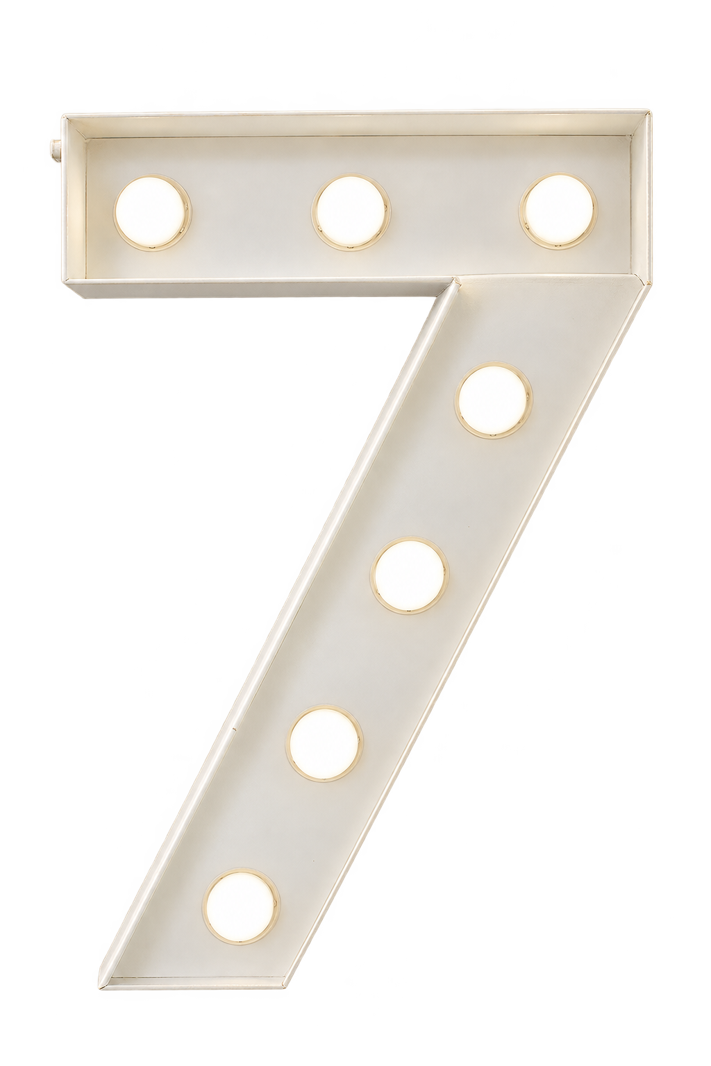 Marquee LED Number 7 - Hire