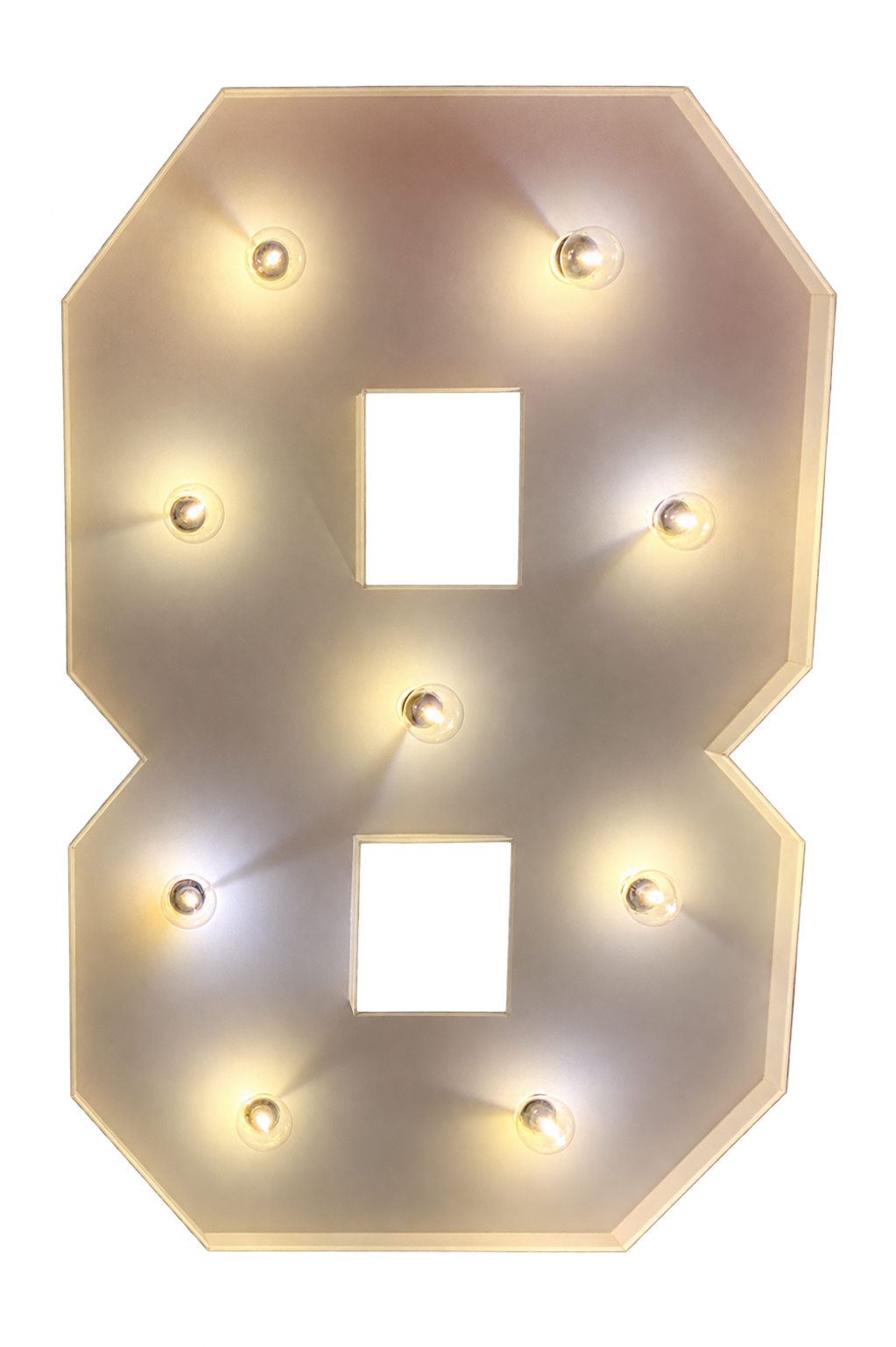 Marquee LED Number 8 - Hire