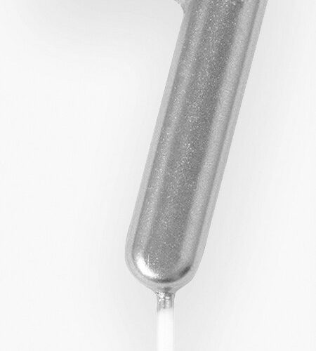 Mini Silver Number Pick Candle - 7
