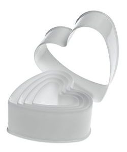 Mondo Heart Cookie Cutter Set – 5 Piece