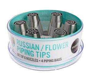 Mondo Russian Flower Piping Nozzle Set – 10 Piece