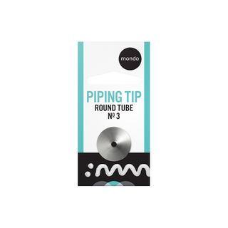Mondo #3 Stainless Steel Round Piping Tip