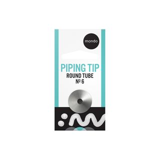 Mondo #6 Stainless Steel Round Piping Tip