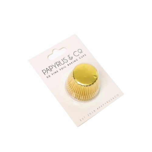 Papyrus Gold Mini Foil Baking Cups – Pack of 50