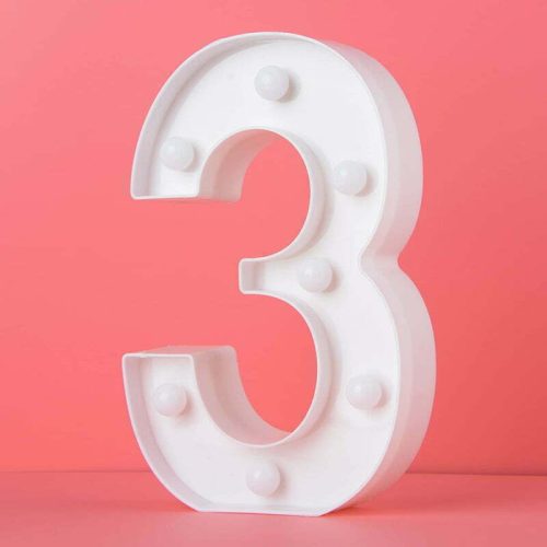 Party Maker LED Number Light – 3