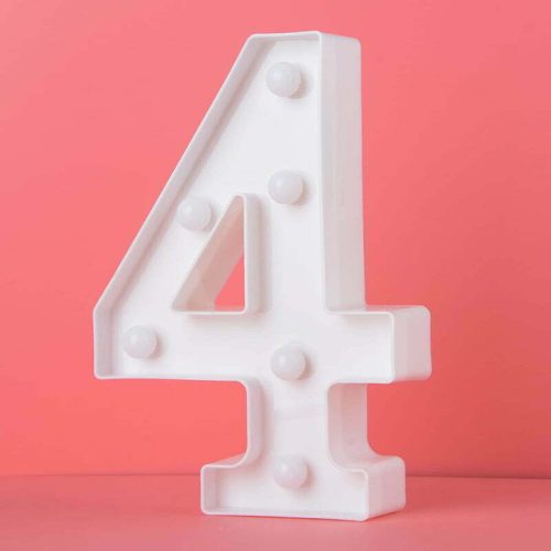 Party Maker LED Number Light – 4