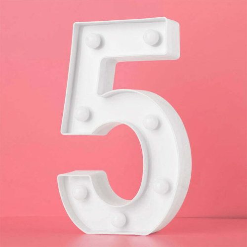 Party Maker LED Number Light – 5