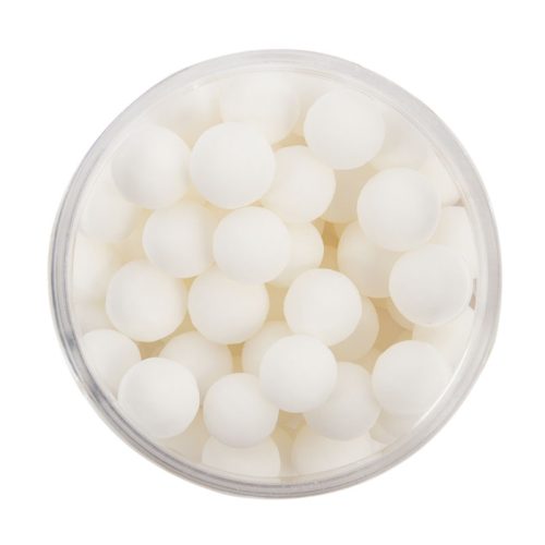 Sprinks Cachous Pearl Beads Matte White 8mm 65g