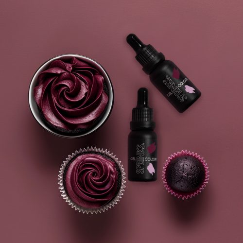 Sprinks Maroon Gel Food Colouring 15ml