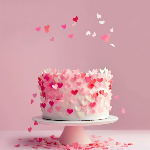 Sprinks Small Hearts Valentine Wafer Decorations 9g
