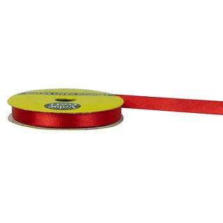 Ribtex 10mm Poly Satin Red 10M