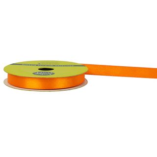 Ribtex 10mm Polyester Satin Orange 10M