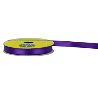 Ribtex 10mm Polyester Satin Purple 10M