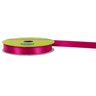 Ribtex 10mm Polyester Satin Hot Pink 10M