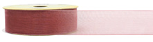 Value Craft Rose Organza Woven Edge Ribbon 22mm x 8m