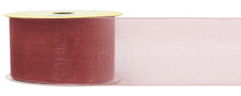 Value Craft Rose Organza Woven Edge Ribbon 38mm x 4m