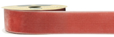 Value Craft Rose Velvet Ribbon 25mm x 2m