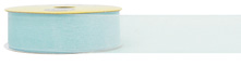 Value Craft Sky Organza Woven Edge Ribbon 22mm x 8m