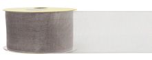 Value Craft Steel Organza Woven Edge Ribbon 38mm x 4m