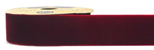 Value Craft Wine Velvet Ribbon 25mm x 2m